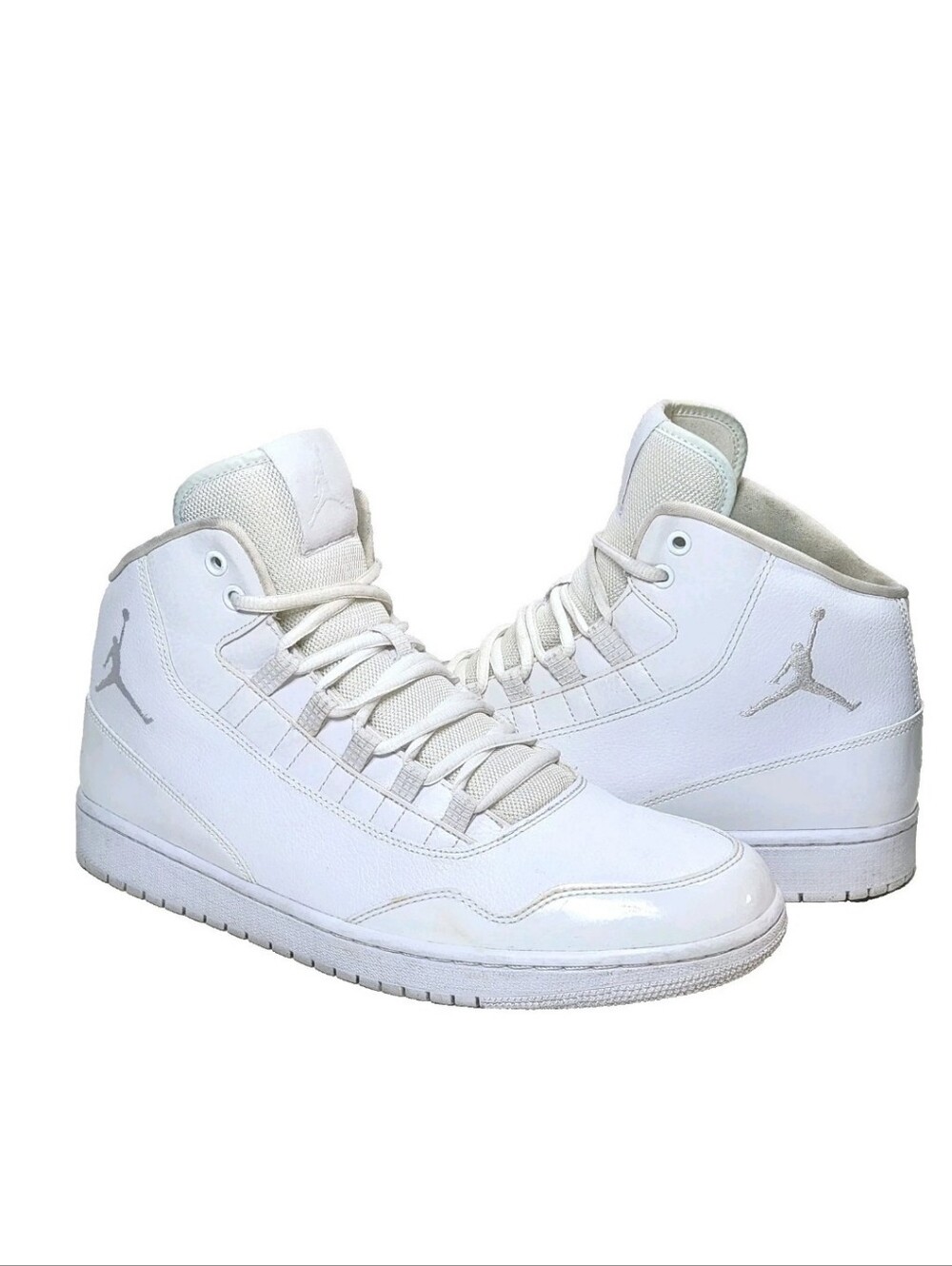 NIKE Air Jordan Executive Off-Court 'Triple White' Sz 13 Leather CK4828-100